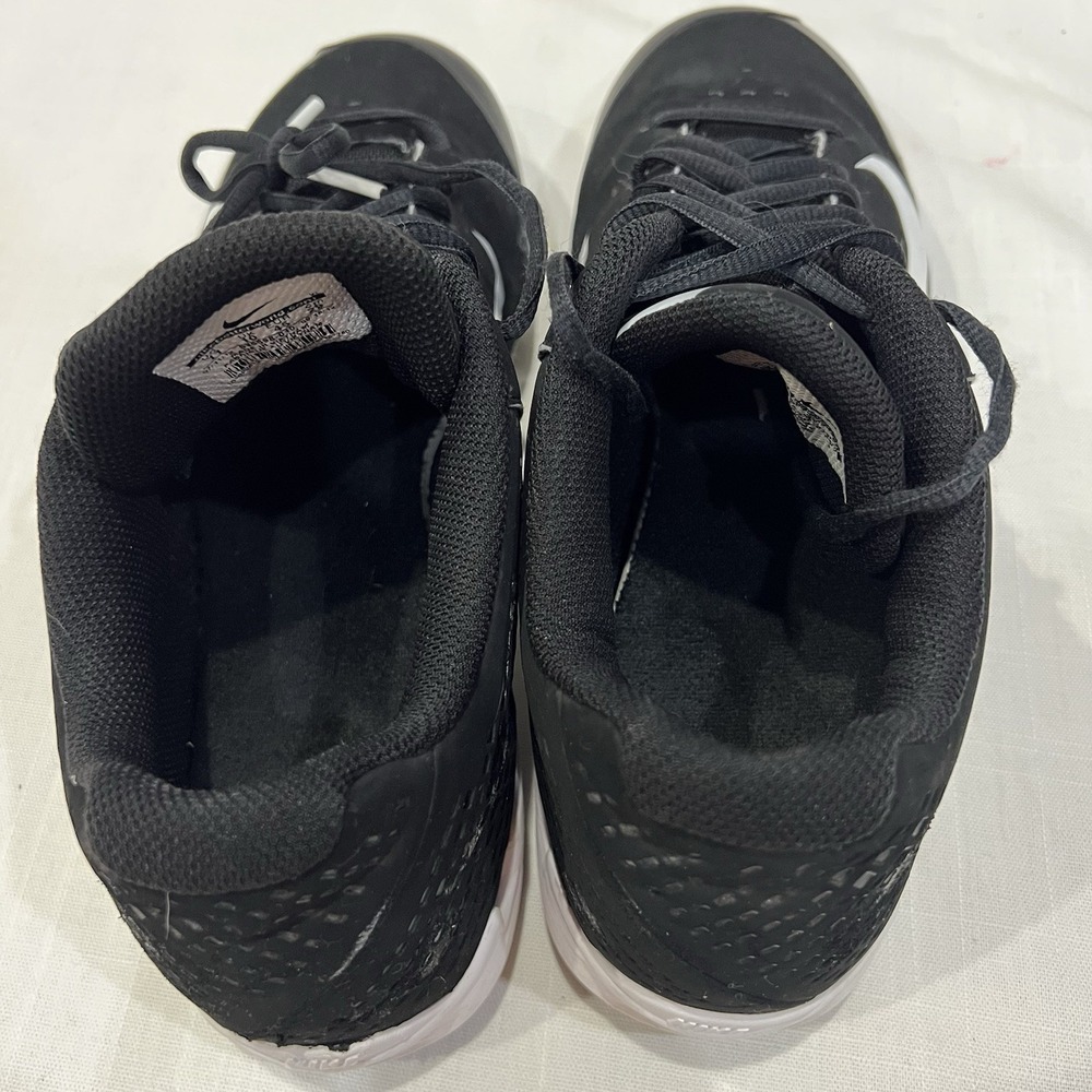 Nike Vapor Strike Football Cleats Black White Men's Size 11 Low Cut - Picture 12 of 12
